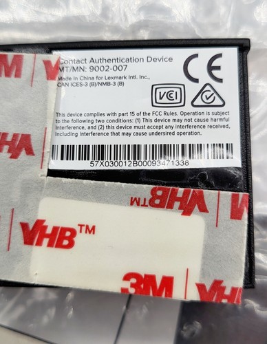 Lexmark Contact Authentication 57X0300 Printer Security Kit 9002-007 - Picture 3 of 3