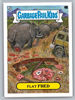 2021 Topps Garbage Pail Kids Go on Vacation #4B Flat Fred Famous Landmarks