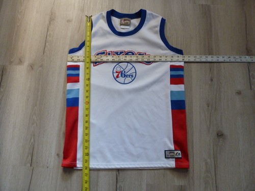 Vintage Philadelphia 76ers Jersey Mens XL Majestic Hardwood Classics Embroidered - Picture 3 of 12