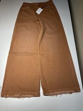 Forever 21- Womens Mid Rise Wide Leg Jeans- Size 25