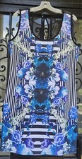 NWT HONEY B WOMEN'S MULTICOLOR DRESS SZ. 2X