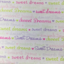 Soft Full/Queen Sheet Set - Lavender, Pink, and Lime Green Printed Sweet Dreams