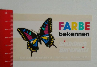 Sticker/Decal: Butterfly Confess Colour (010716186)