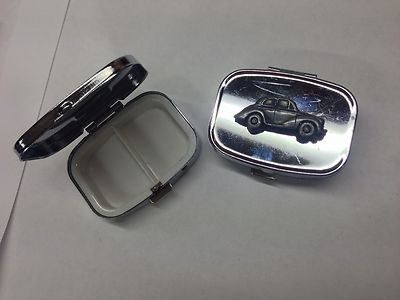 Morris Minor Series 2 (Split Screen ''Facelift'') Ref164 Silber Metall Pillendose