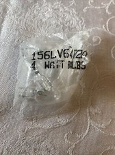 Pack Of 4- Clear Wedge Base 4W Replacement Lightbulbs