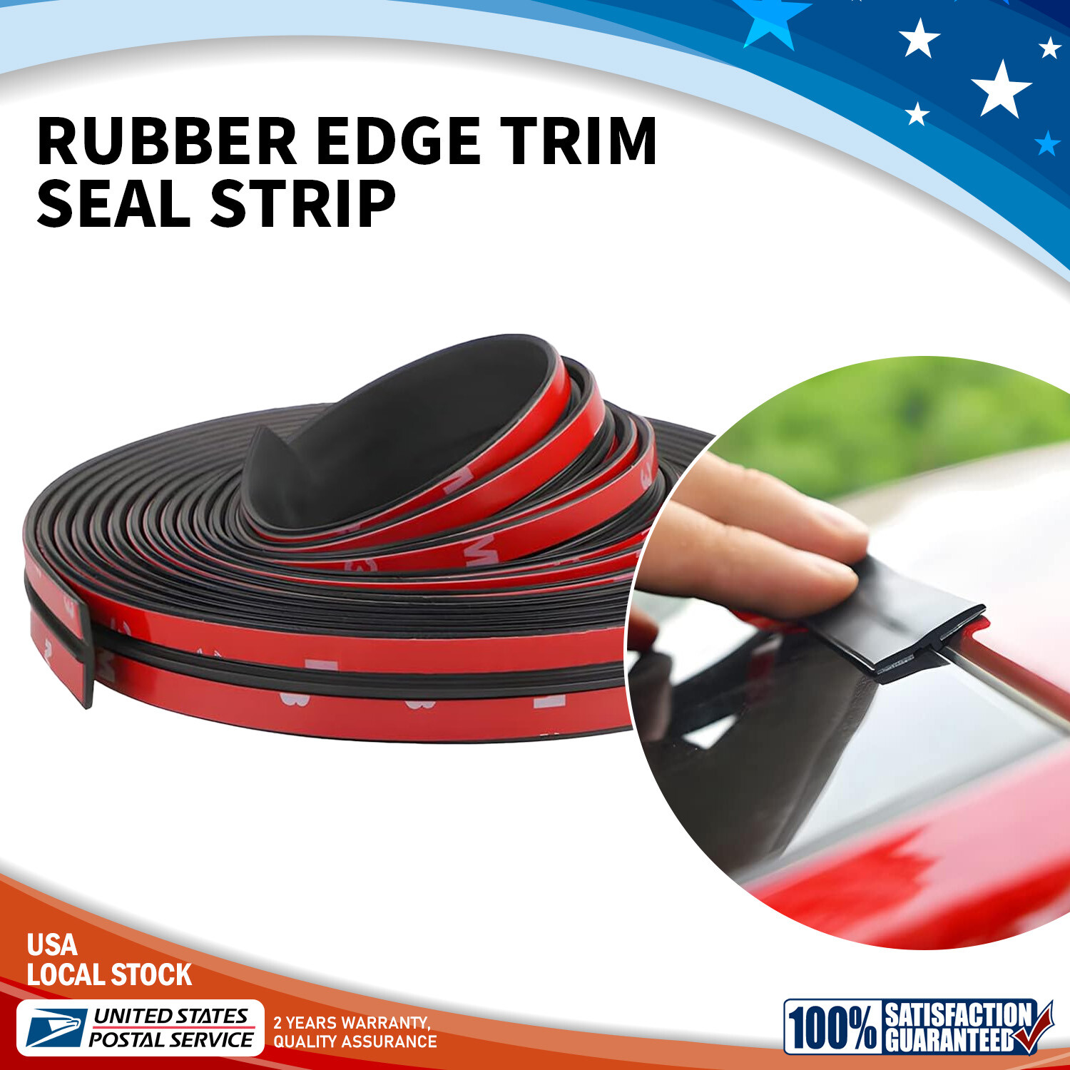3M T-Shape Car Door Boot Edge Protector Rubber Seal Strip