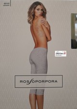 LEGGINGS PANTACOLLANT COTONE DONNA RAGAZZA ROSSOPORPORA ED103 MODELLO CAPRI