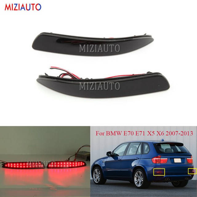 LED Bumper Reflector Tail Brake Light Lamp For BMW X5 E70 2007 08 2009