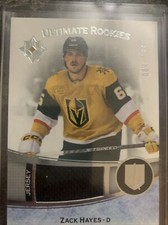 Zack Hayes  2022-23 Ultimate  Rookies Hockey #145 Patch  084/799