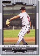 25-Count Lot Jordan Lyles 2008 Razor SILVER Rookies RCs