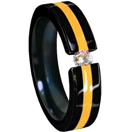 Black Titanium 10 Ring Fashion Rings