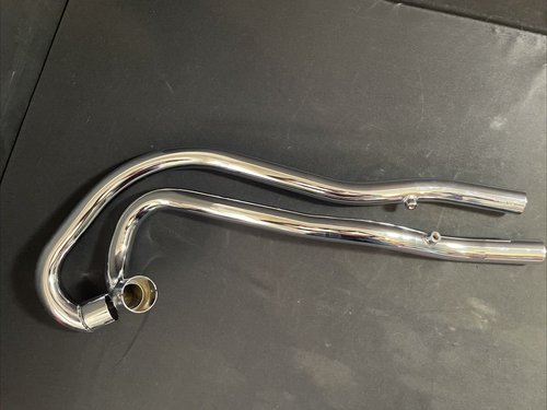 71-0022 71-0024 Triumph Hi-Pipe Exhaust Pipe Set TR6C Trophy 1967 - 1970 U.K. - Picture 2 of 7
