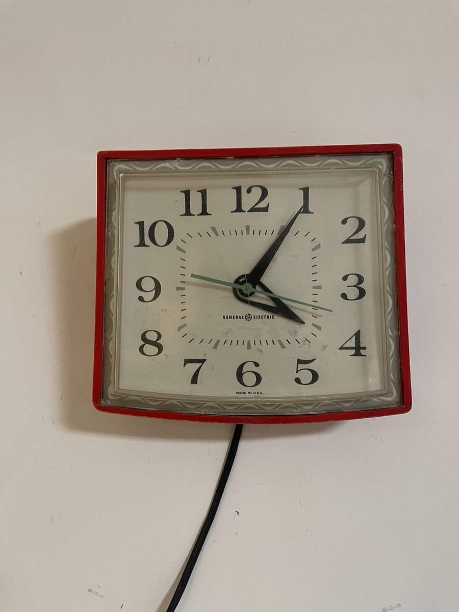 OROLOGIO ELETTRICO MECCANICO GENERAL ELECTRIC AMERICANO VINTAGE