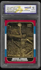 1996 Fleer 23KT Gold Michael Jordan RedWhite/Blue Bulls Border WCG 10