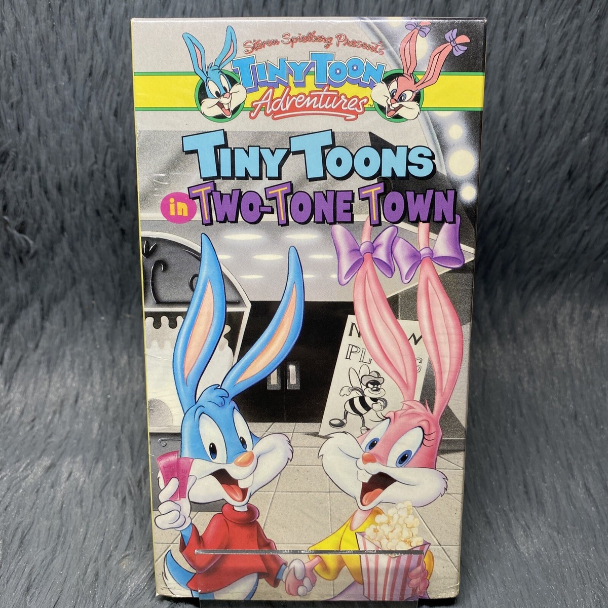 Tiny Toons In Two Tone Town VHS Tape 1993 Warner Bros Tiny Toon