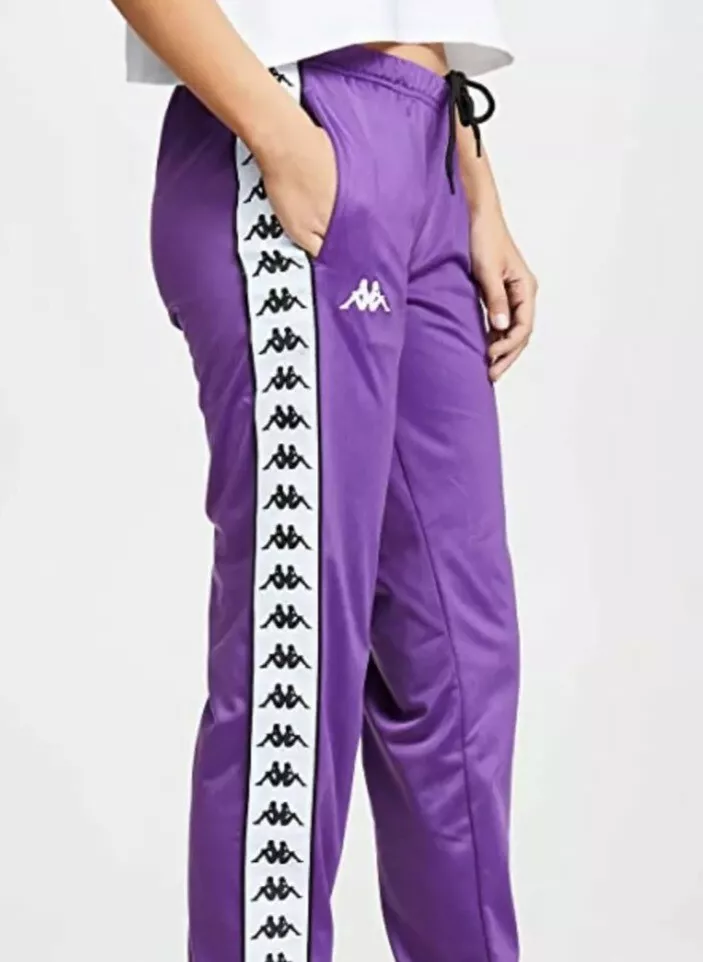 mor landmænd Læs Kappa Women's Banda Wrastoria Slim Sweatpants Purple | eBay