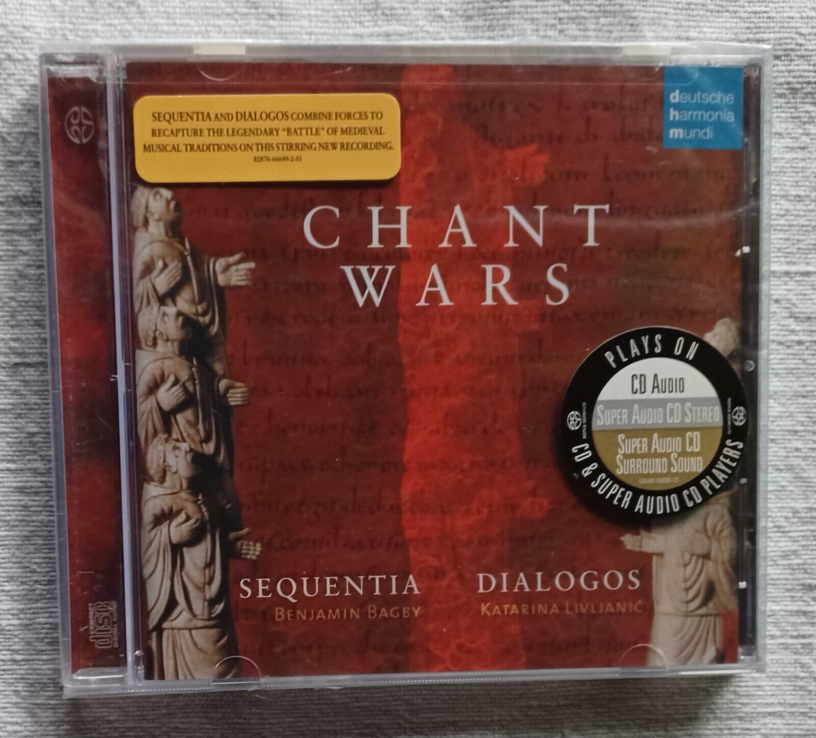 Chant Wars Sequentia Dialogos CD  2005 Sony  Deutsche Harmonia Mundi  NEW Sealed