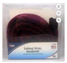 Carex CPAP Tubing Hose Wrap - Burgundy Fleece 6' Universal Fit (C14600)