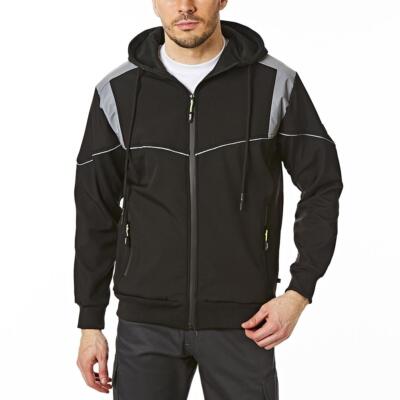 Herren Zip Hoodie Lee Cooper Workwear Kapuzenpullover Freizeit Arbeit Hoody Pullover