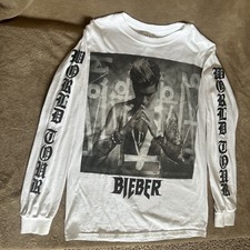 Justin Bieber Purpose World Tour Small Shirt Long Sleeve Double-Sided