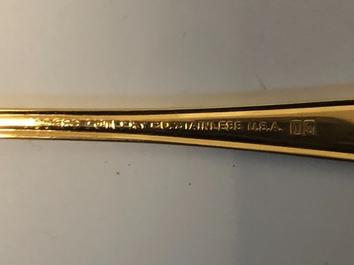 Vintage Iced Tea Spoons 8 Piece Rogers Cutlery Stainless IS Stamped Combine Ship - Picture 4 of 5