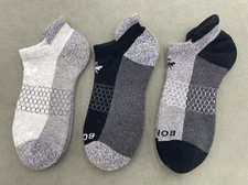 3 Pair Bombas Women's All-Purpose Performance Ankle Sock Size Medium 3 color