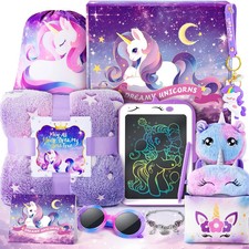 Unicorns Gifts for Girls Kids Toys 3 4 5 6 7 8 9 10 Years Old with LCD Writing T