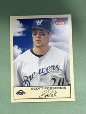 Scott Podsednik 2005 Fleer Tradition Milwaukee Brewers #17 EE391