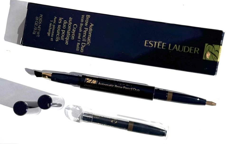 Estee Lauder Automatic Brow Pencil Duo With Brush And 1 Refull ABD5 Soft Brown - Image 2 of 2