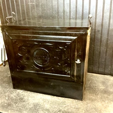Vintage Metal Stove Top  Warming Oven Wood Stove Pie Warmer  Stove 21 x12x 19