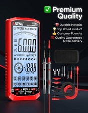 Digital Multimeter Tester Auto-Ranging TRMS 6000 Counts Voltmeter Smart Rech..