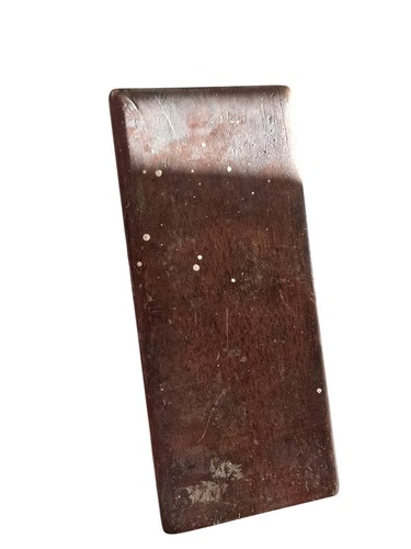 Zenith Razor Honing Sharpening Stone Mwh Co Wood Box Antique Barber 6x2.5in