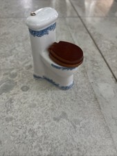 Dollhouse Bathroom Set 1:12 Scale Toilet Ceramic Miniature Accessories