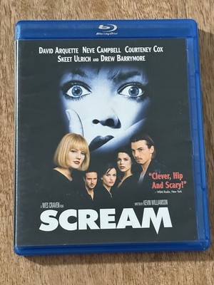 Scream Blu-ray Disc, 2011 A Wes Craven Film David Arquette Neve Campbell