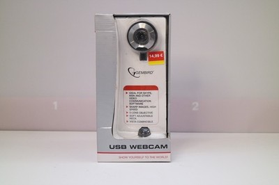 Gembird CAM81U USB Webcam   5-Linsen Objektiv   Mikrofon   OVP   Retro PC Kamera