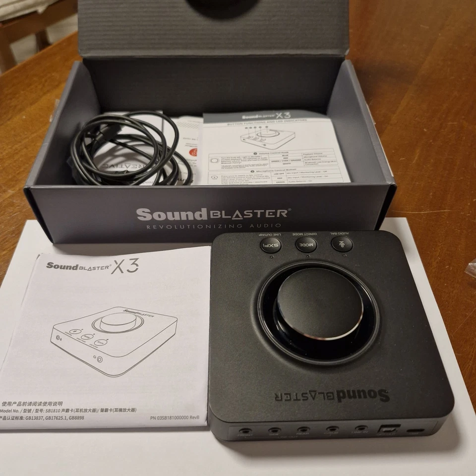 scheda audio esterna usb creative  Sound Blaster X3 - Immagine 3 di 4