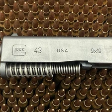 Glock 43 Factory OEM Black Complete Slide Barrel Internals Fit Model 43X or 48