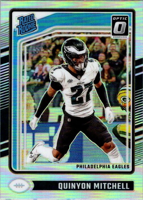 Quinyon Mitchell 2024 Donruss Optic Holo Base Rookie Card #282 - Eagles