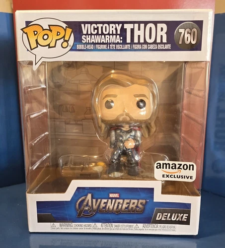 Funko 54328 Pop Marvel Thor Con Shawarma, Figura Vinilo Coleccionable