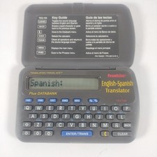 Franklin TES-106 English Spanish Translator Electronic Travel Ace Tested Working