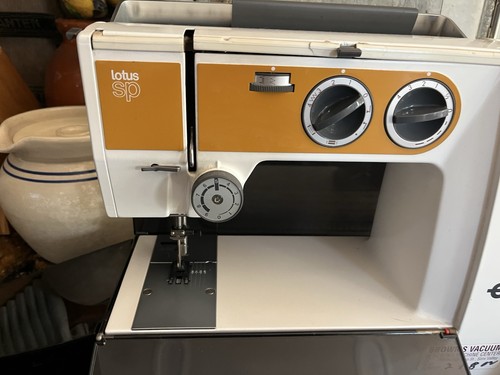 Elna Lotus SP Sewing Machine – Vintage Featherwieght Swiss Model - Works! Tested