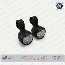 Schwarze LED-Nebelscheinwerfer für Royal Enf...
