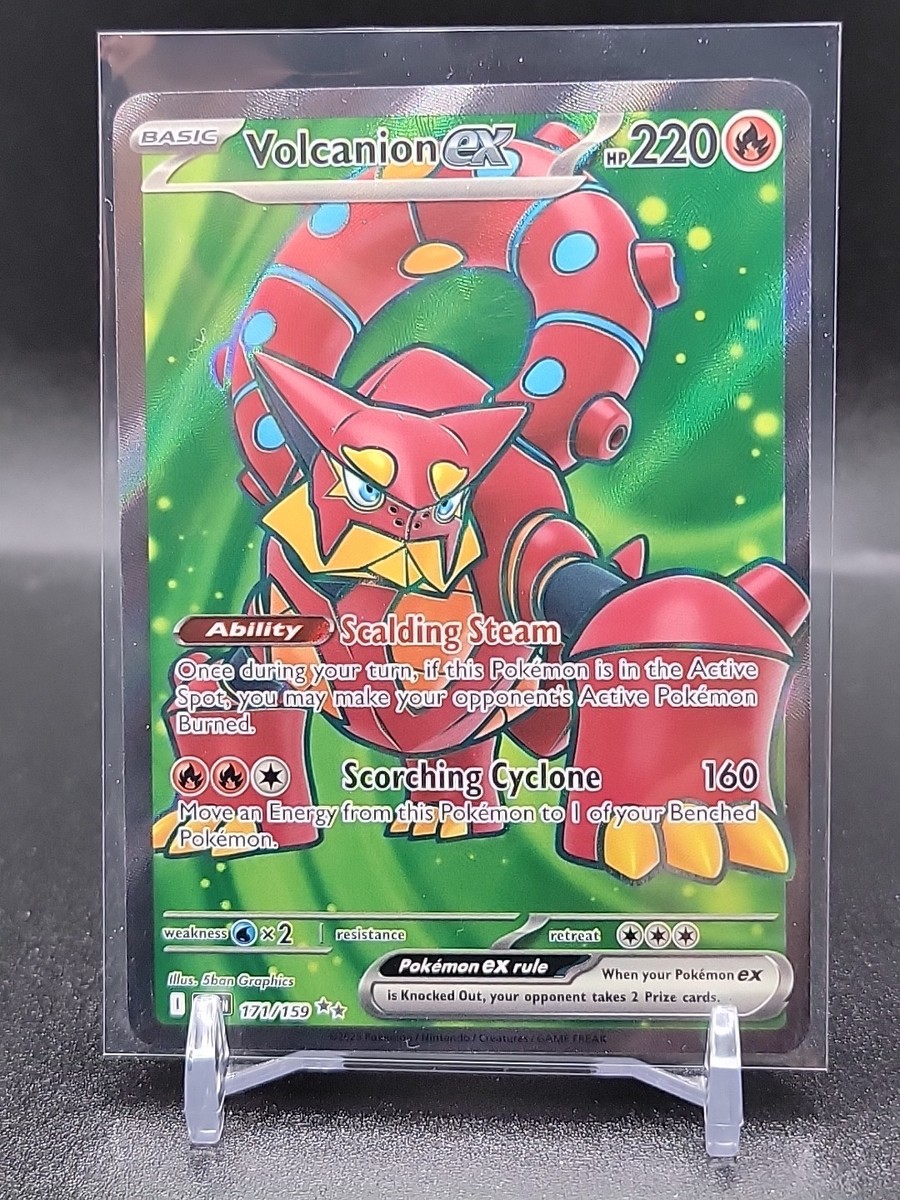 Volcanion ex 171/159 Full Art - Pokemon Journey Together NM | eBay