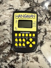 HANGMAN Handheld Portable Travel Game Pocket Size WORKS Batteries NOT Included