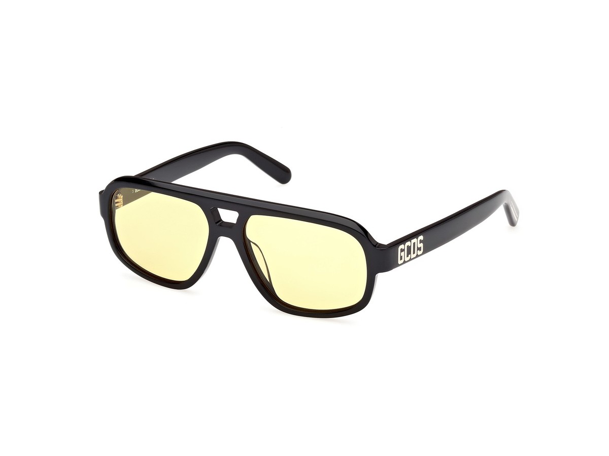 GCDS Brown Plastic  Sunglasses Sunglasses GCDS GD0064 52K dark havana 55/18/140 UNISEX  main image 4