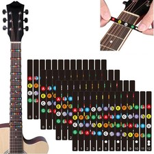 Gitarren Griffbrett Noten Aufkleber Set - Ein...