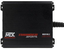 MTX MUD100.2 200 Watt RMS 2-Channel Amplifier Amp For Polaris RZR/ATV/UTV/Cart
