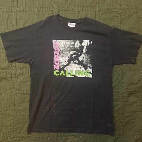 90s The Clash London Calling Punk Rock Graphic T Shi 1990s vintage concert t-shirt, vintage, single stitch, B+ condition