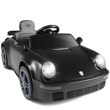 12V Electric Ride On Car Licensed RUF CTR with Remote Control and Music-Black -