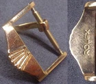 Original Vintage Rolex Buckle 16mm Inner Rose Gold Plated from 1940 c.a.